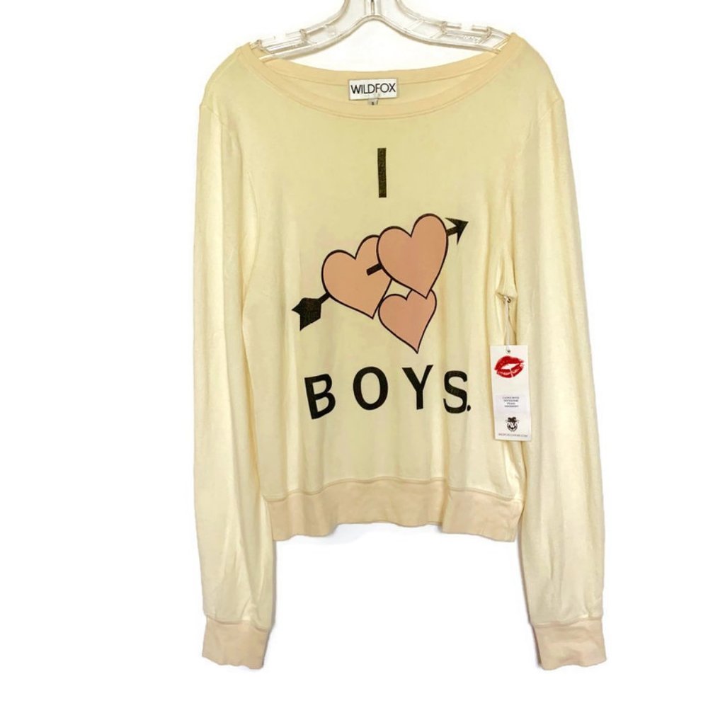 Wildfox Couture I love Boys Sweater.